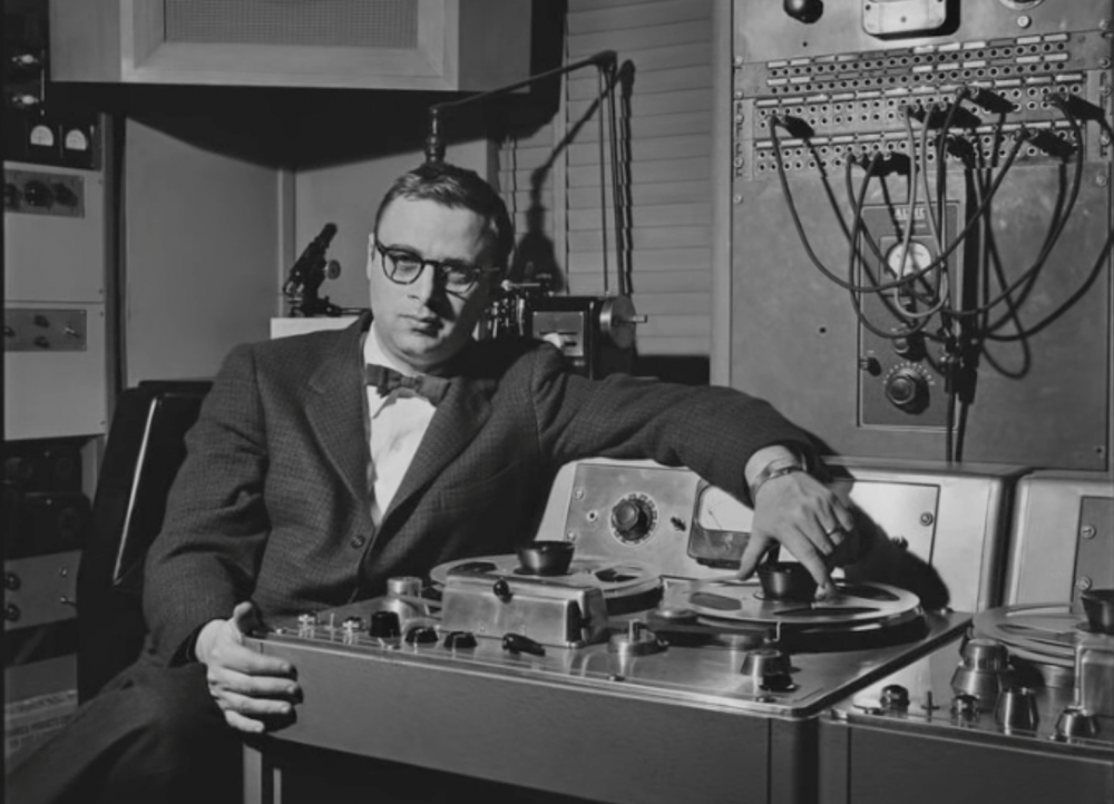 Rudy Van Gelder at his studio